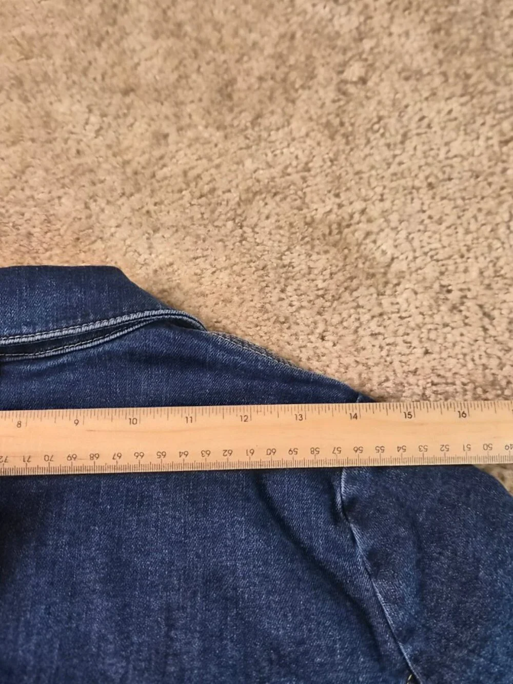 Zara Dark Blue Denim Mini Dress - Picture 10 of 13